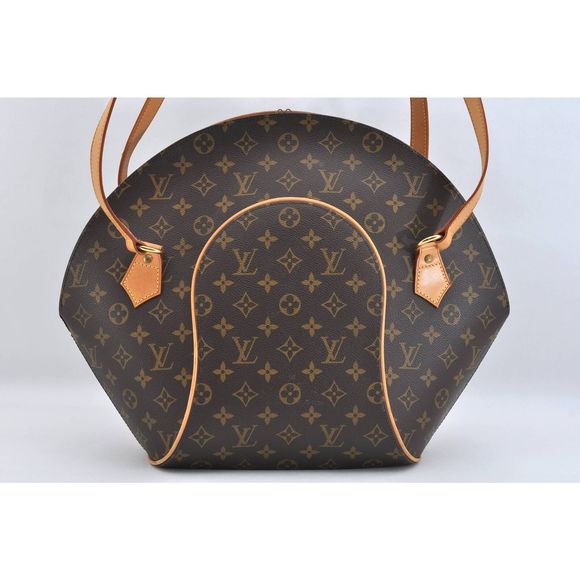 Authentic Louis Vuitton Monogram Ellipse Shopping Shoulder Bag M51128 LV 1405B - Picture 3 of 12